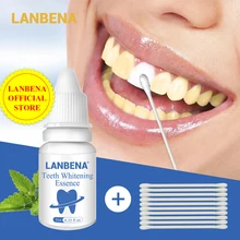 LANBENA Teeth Whitening Essence Powder Dental Oral Hygiene Tooth Cleaning Removes Plaque Stains Toothpaste Oral Care+Cotton swab LANBENA Teeth Whitening Essence Powder Dental Oral Hygiene Tooth Cleaning Removes Plaque Stains Toothpaste Oral Care+Cotton swab