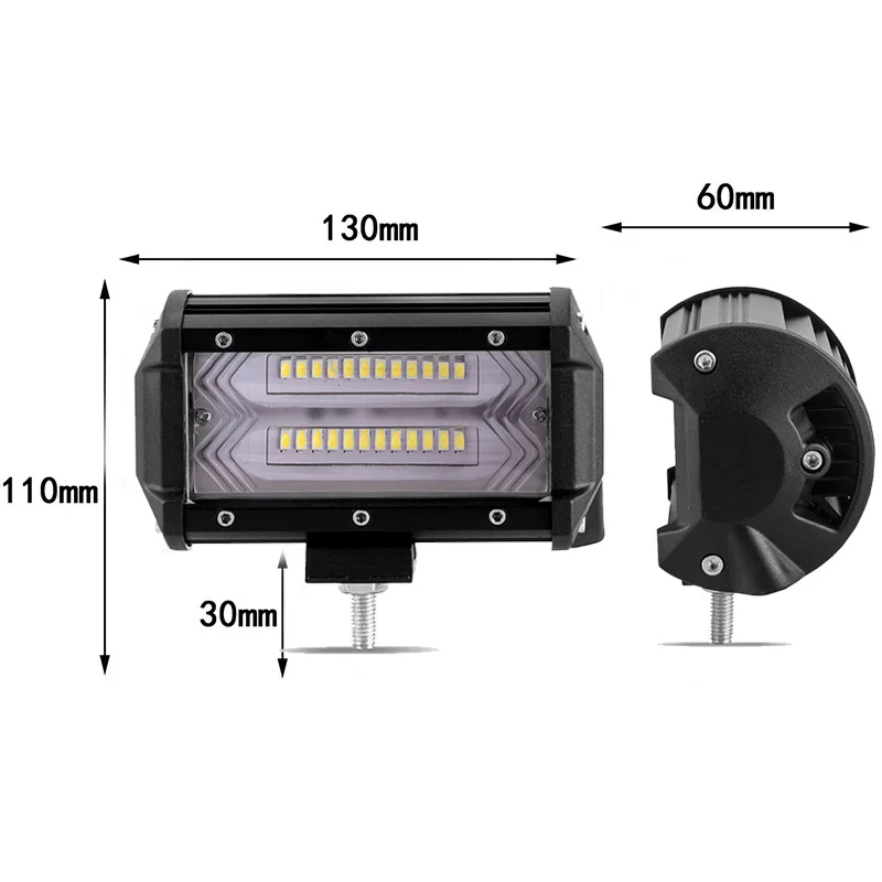 5inch 90w 尺寸图