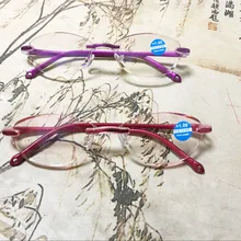 Новые женские очки для чтения из смолы TR90, анти-синий светильник, очки для пресбиопии, женские фиолетовые красные очки+ 1,5+ 2,5