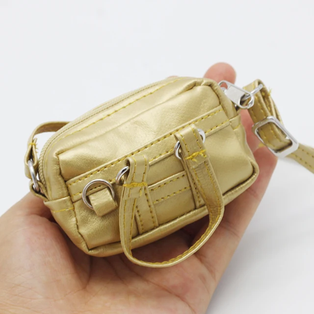 Handmade Doll Crossbody Bag For 1/6 1/3 BJD 18inch 43cm baby Gril Shoulder Bags as fit Plush EXO doll mini bag Kids Toy 1