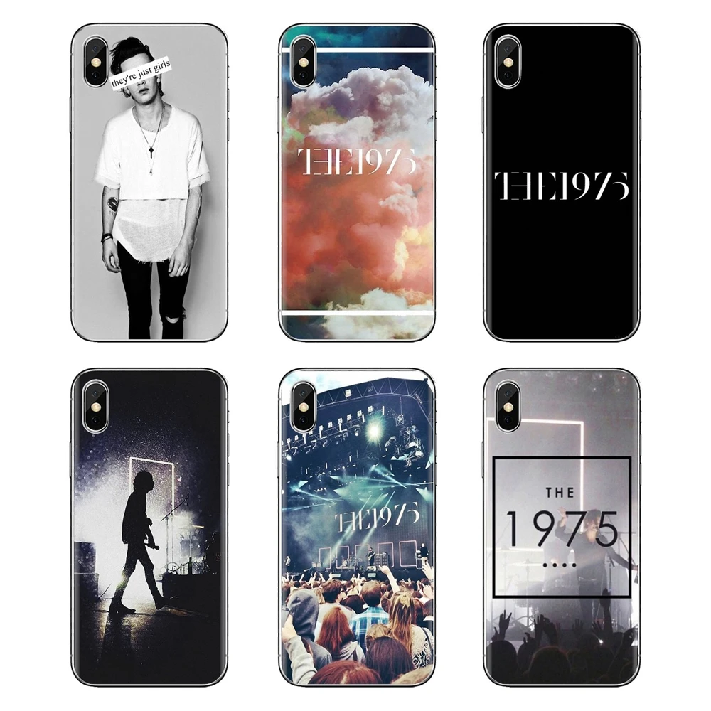 

For iPod Touch Apple iPhone 4 4S 5 5S SE 5C 6 6S 7 8 X XR XS Plus MAX The 1975 Music Tumblr BRITISH Band Soft Transparent Covers