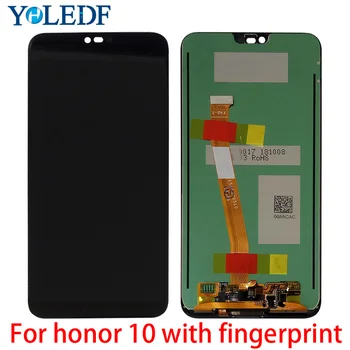 

5.84" LCD With fingerprint For Huawei honor 10 COL-AL00 COL-AL10 COL-L29 LCD Display Touch Screen Digitizer Assembly Replacement