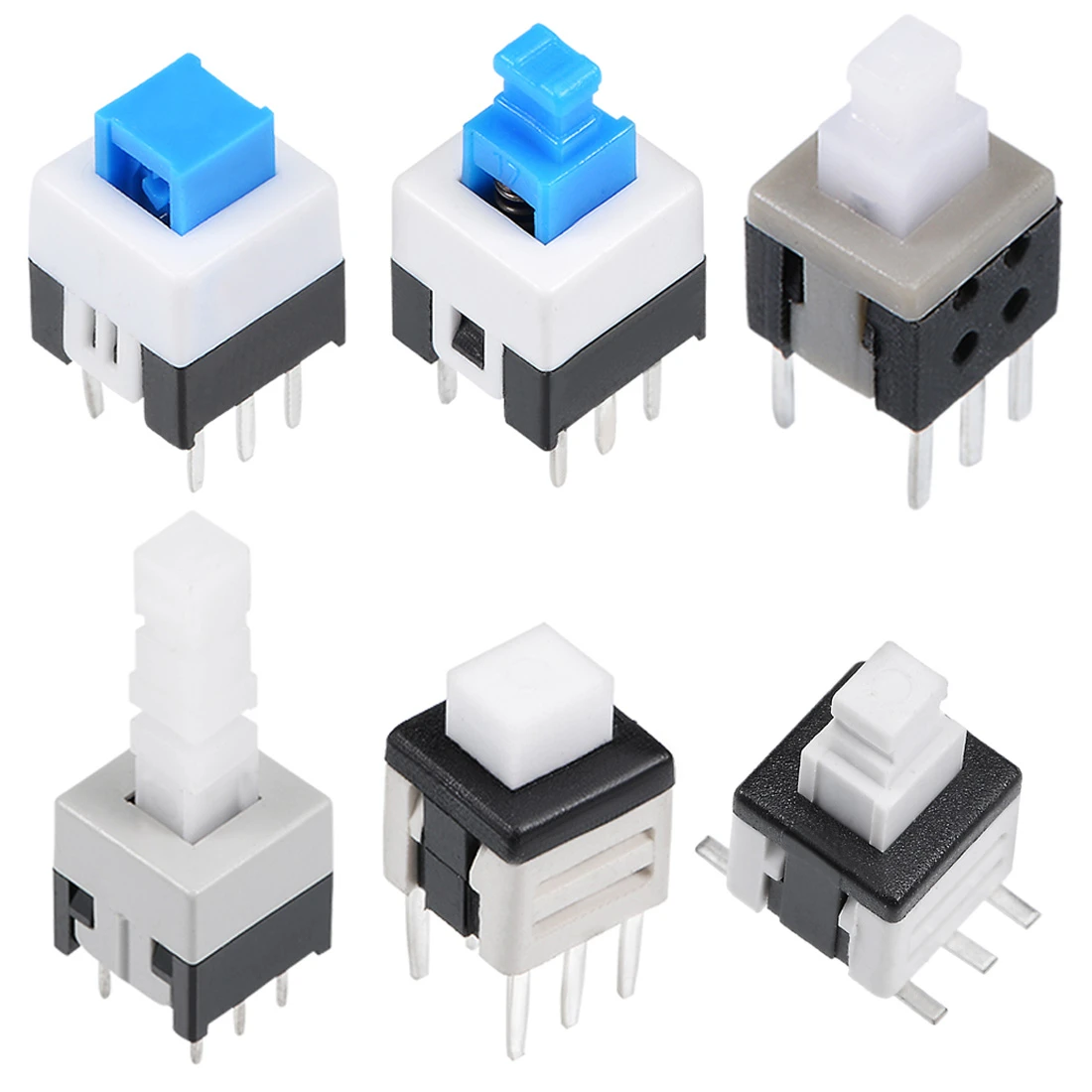 Ltd / Uxcell a12062600ux0305 Uxcell Latching Contact 6 Pin Tactile Push Button Switches Dragonmarts Co 