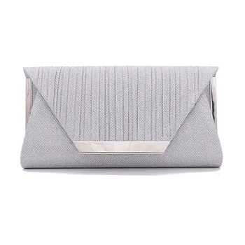 

2019 Winter European And American-Style High-End Flash Material Evening Bag Stylish Three Iron Article Clutch-265-1