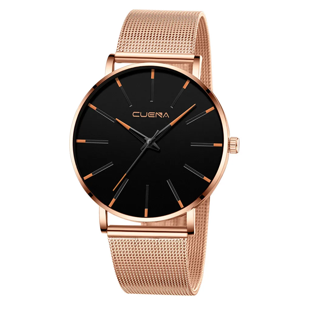 CUENA часы мужские Relogio Роскошные Reloj Hombre кварцевые часы из нержавеющей стали Циферблат повседневные наручные часы reloj hombre