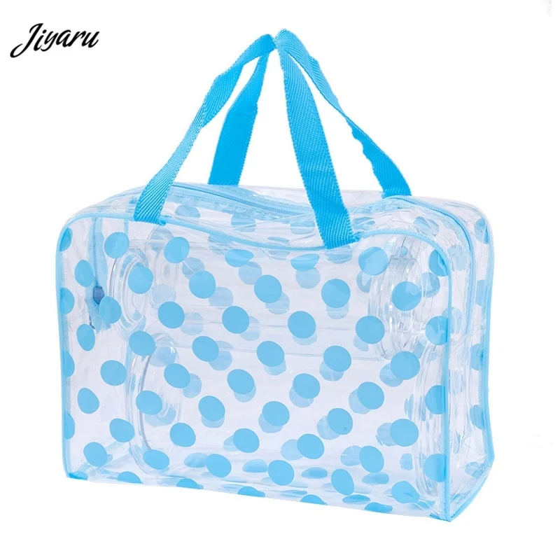 

Hot Sale Cosmetic Bag PVC Transparent Makeup Bag Cosmetic Organizer Portable Toiletry Bag for Tavel Waterproof Makeup Organizer
