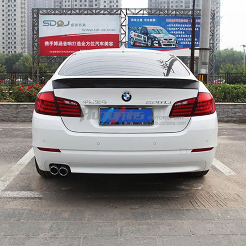F10 M5 углеродное волокно задний спойлер для багажника крыло BMW 5 серии седан AC Стиль