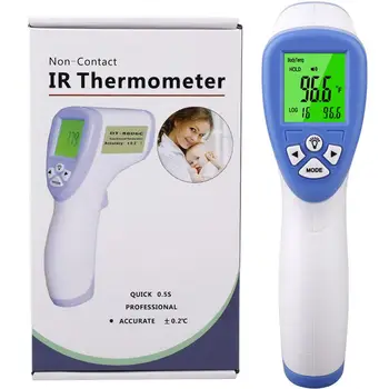 

Digital LCD Backlight Non-contact IR Infrared Thermometer Body Forehead Temperature Meter with Automatic Shutdown Function