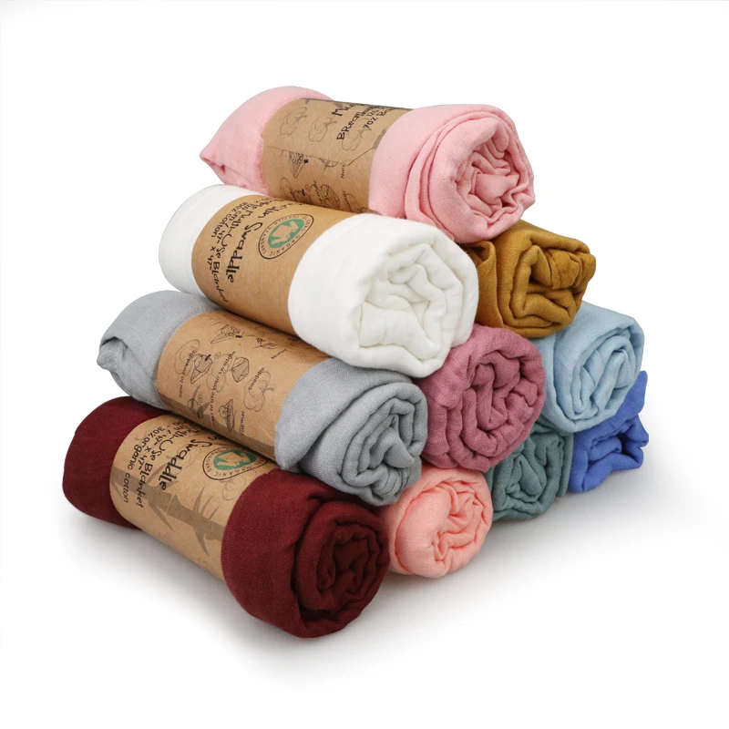 Manta de muselina para bebé, 70% algodón, 120x120cm, suave, para recién nacido, 2 capas, gasa para el baño, envolvente infantil, funda para cochecito