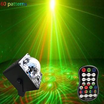 

DJ laser RGB stage light projector LED effect lamp disco Christmas holiday bar lighting party indoor lamp remote
