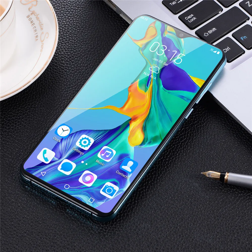 A2 6," экран капли воды четырехъядерный смартфон 4 г 64 гром 13 МП Лицо ID разблокированный android celulars мобильные телефоны глобальная версия