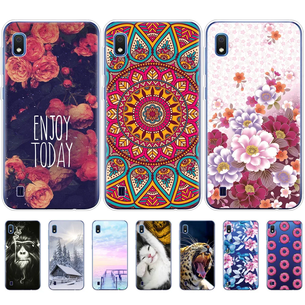 Чехол cartoon SM A105F A105 силиконовый для Samsung Galaxy A10|Бамперы| |