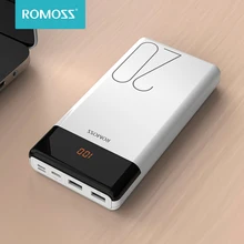 ROMOSS LT20 20000mAh Power Bank Dual USB Powerbank 20000mAh Portable External Battery Charger With LED Display For Xiaomi iPhone