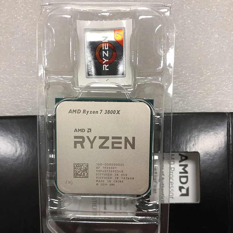 Процессор AMD Ryzen 7 3800X R7 3800X3,9 GHz 7NM L3 = 32M 100-000000025 105W Восьмиядерный 16-потоковый процессор Socket AM4