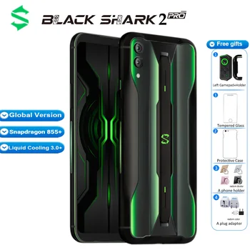 

Global Version Black Shark 2 Pro Gaming Smartphone 128GB 8GB RAM 6.39" AMOLED Screen Snapdragon 855+ 48MP 4G Game Mobile Phone