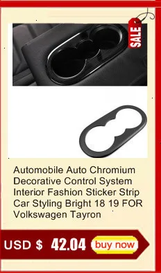 Automovil Automobile Decorative Control System Interior Fashion Mouldings Bright Sequins Protecter Trim 19 FOR Volkswagen Tayron