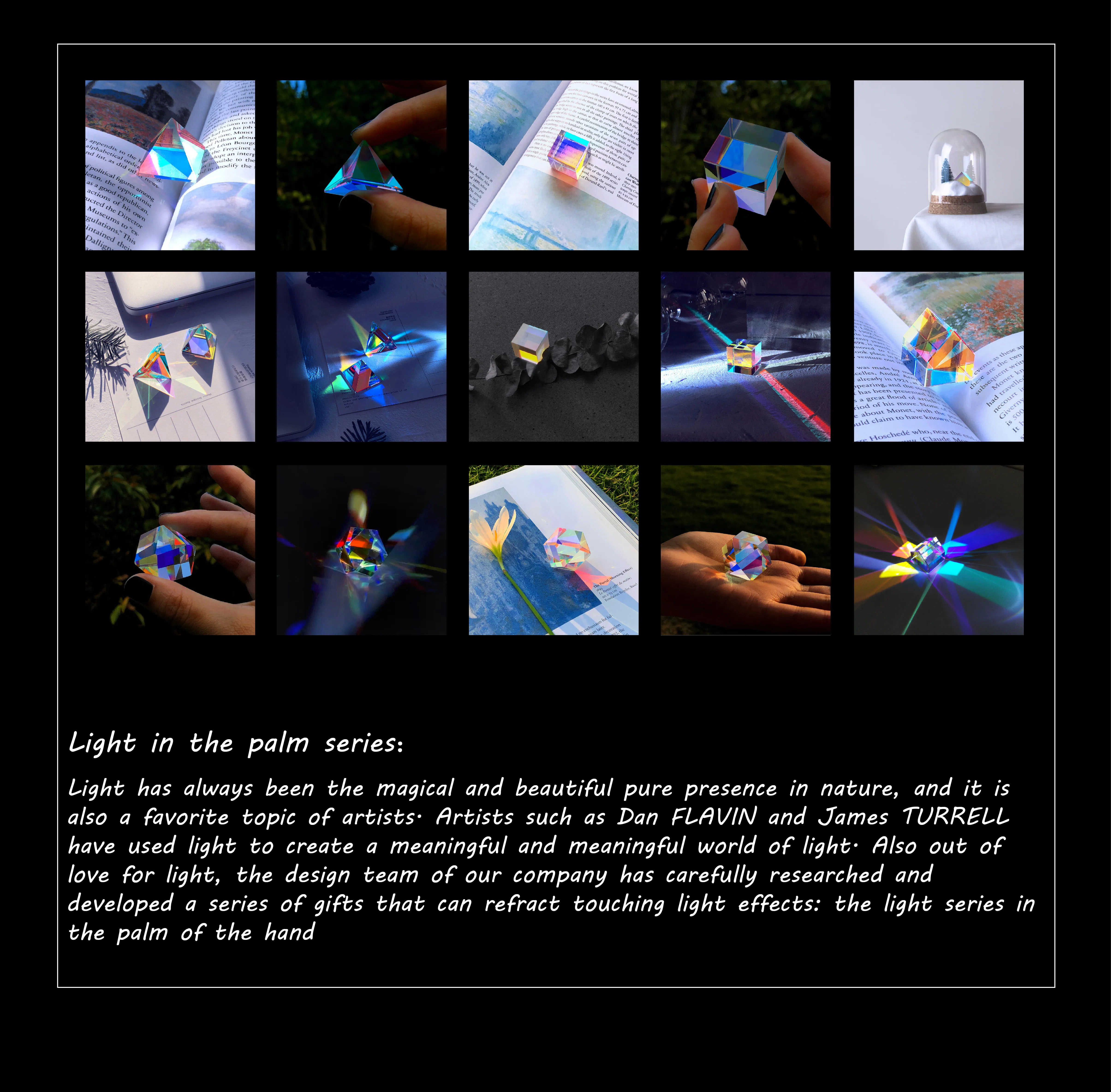 20*20*20mm of Light Cube A Gift From  Optical Science Prism  Creative Ornaments Optical Prism Cube Prism High Energy Standard