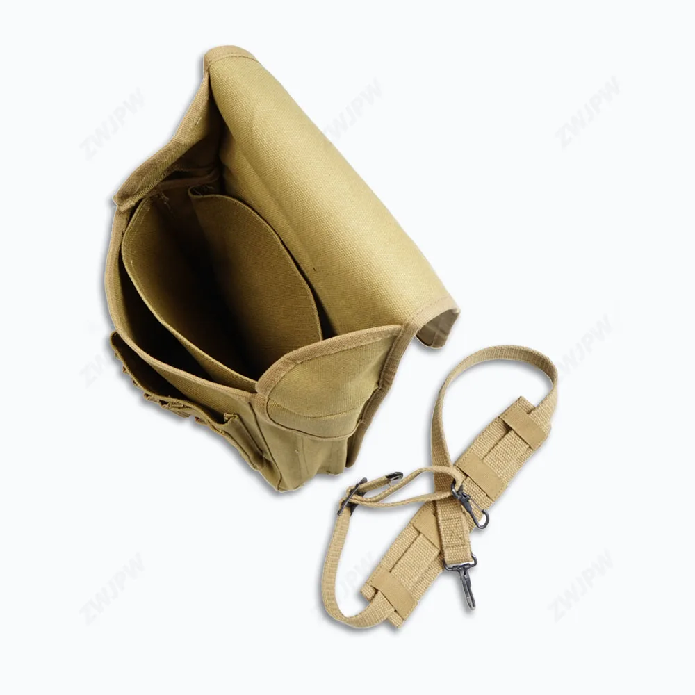 US Map Case Shoulder Bag Canvas Khaki WW2 Reproduction