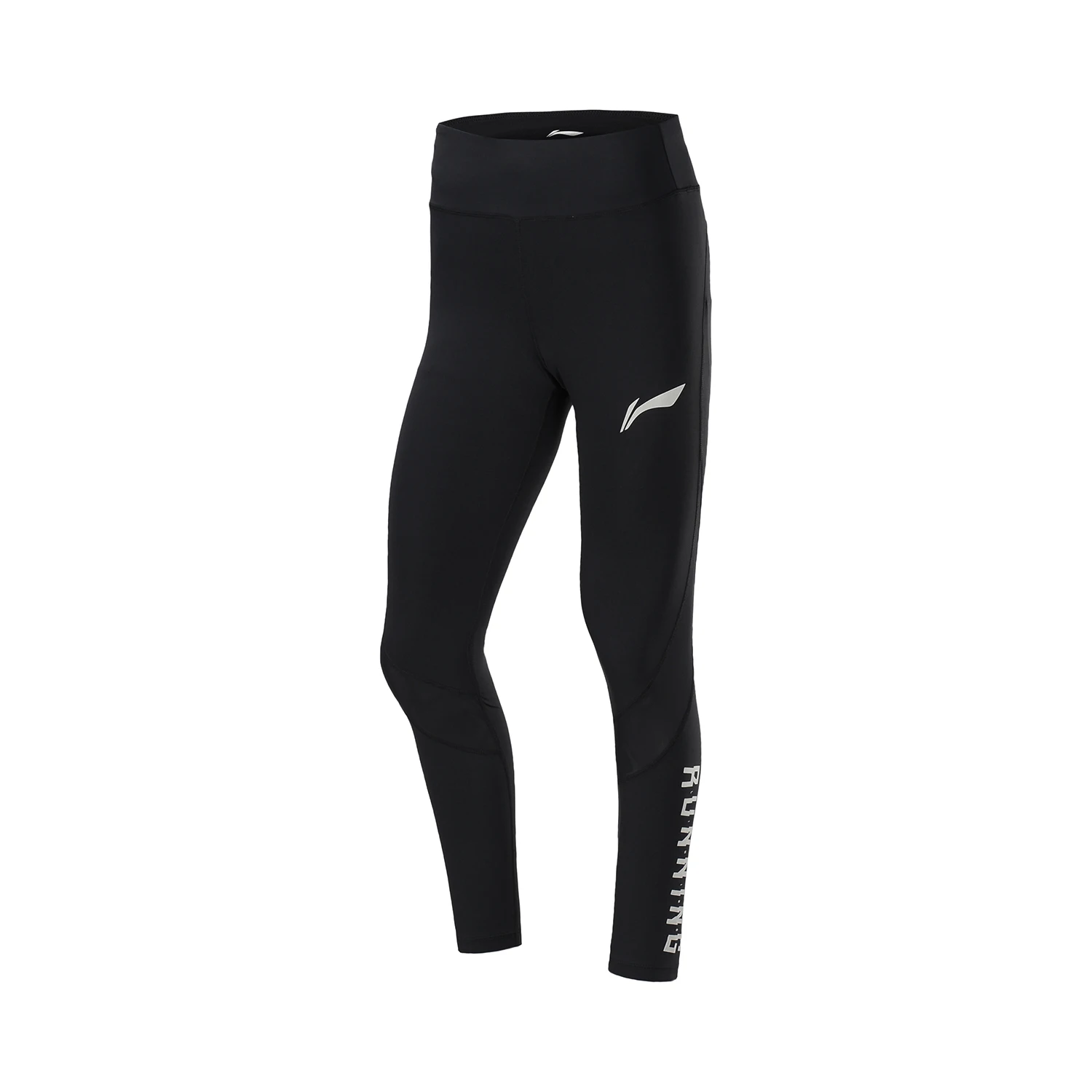 Li-Ning, женские леггинсы для бега, базовый слой, с принтом, плотно прилегают, 78% нейлон, 22% спандекс, подкладка, спортивные штаны, AULP144 WKY265