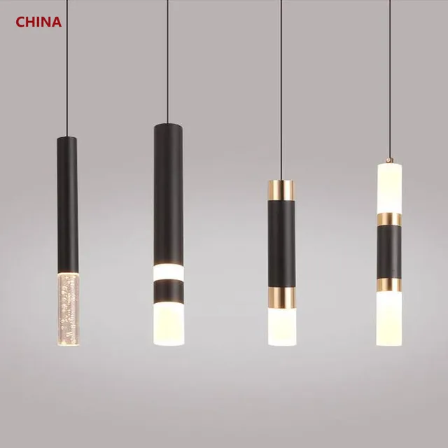 led Pendant light Dual light sources shine up and down droplight fixture Kitchen Island Dining Room led Pendant light Dual light sources shine up and down droplight fixture Kitchen Island Dining Room Shop Bar Counter Decoration
