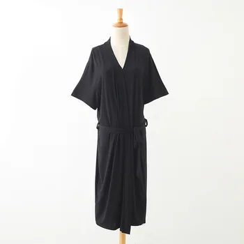 

Summer Modal Women Robe Kimono Gown Casua Loose Sleepwear Nightgown Solid Soft Nightwear Intimate Lingerie Home Dressing Gown