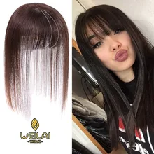 LVHAN Fake bangs reissue straight hair simulation hair sparse white hair head reissue a female 3D bangs wig