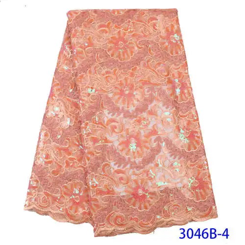 Органза Tissu Dentelle Burnt Orange, швейцарское кружево из органзы, швейцарское кружево из органзы MR3046B - Цвет: p4