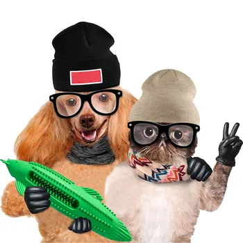 

Cats Interact Toothbrush Chew Toys Kitten Kitty Cats  Toys Teeth Cleaning Care Catnip Toy P666