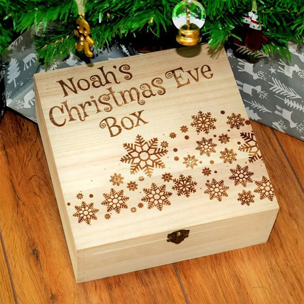 НОВАЯ РОЖДЕСТВЕНСКАЯ Кленовая деревянная коробка, Подарочная коробка для рукоделия, нажимная упаковочная коробка, кольцо, шкатулка для украшений, деревянная крышка, тип 15X15X6 см
