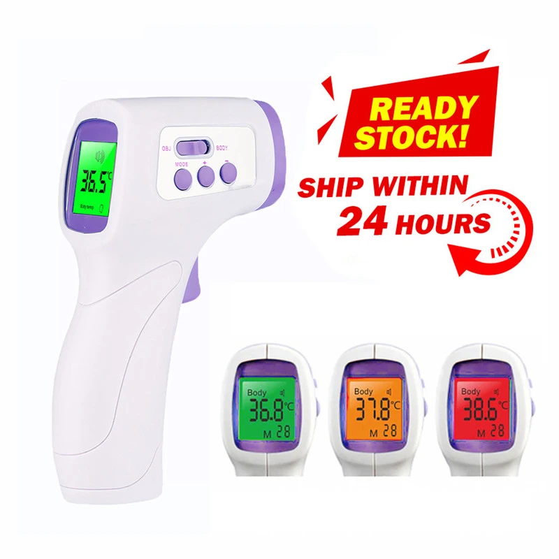 

Medical Infrared Forehead Thermometer Digital LCD Infrared Thermometer body temperature measuring instrument for Kids Adults