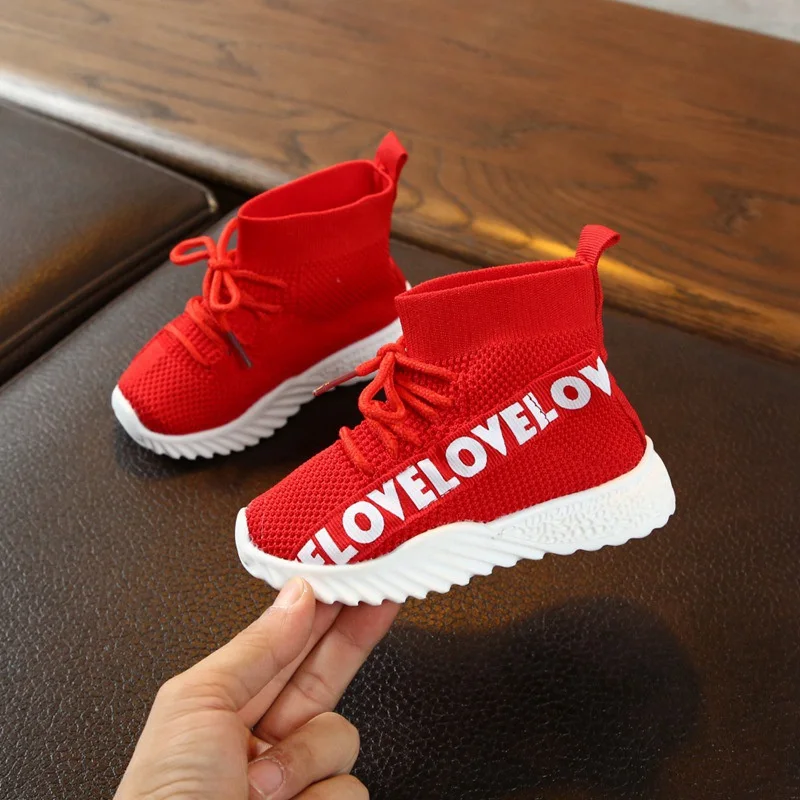 FREE SHIPPING Kids Walking Shoes Sneakers Print JKP4468