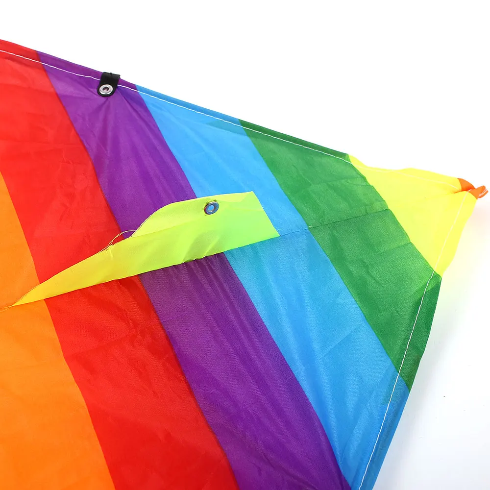 Открытый детский треугольник полиэстер Радуга воздушный змей многоцветный Красивая Детская игрушка модная новинка воздушный змей детский подарок