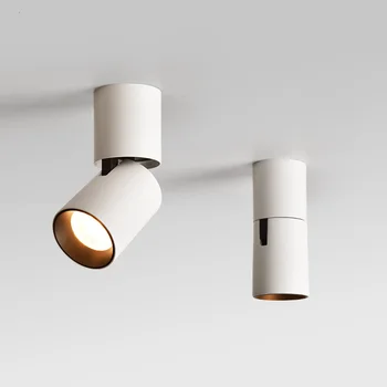 

Dimmable Rotation LED Downlights 9W12W15W COB LED Ceiling Spot Lights AC85~265V LED Wall Lamp Warm Cold White Indoor Lighting