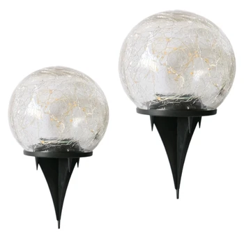 

Solar Garden Light Crack Ball Lawn Light for Outdoor Decoration,Solar Powered,Waterproof,with LED Auto on / Off Light