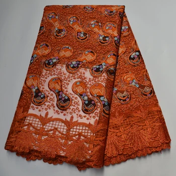 

New stones high quality Ankara wax African french net beautiful embroidered Swiss voile organza Nigerian mesh tulle lace fabrics