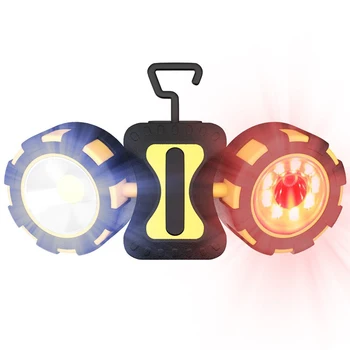 

Dual Head Emergency 4 Modes Magnetic Outdoor Camping with Rotating Design Multifunction Work Light For Hunting