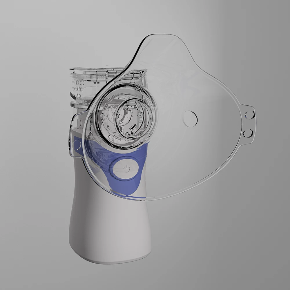  Mesh Ultrasonic USB / batterys Low power Nebulizer With Mask Medical Handheld Steam Automizer consu