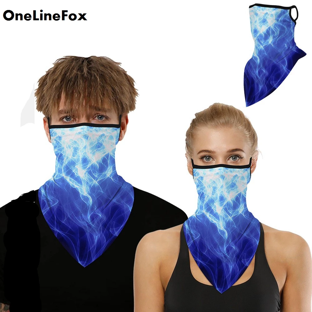 

OneLineFox Galaxy Clown Triangle Bandana Multi-function Face Neck Balaclava Outdoor Print Seamless Facemask Windproof Scarf