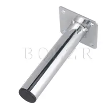 BQLZR 13 см мебель из нержавеющей стали ноги квадратное основание для журнального столика серебро