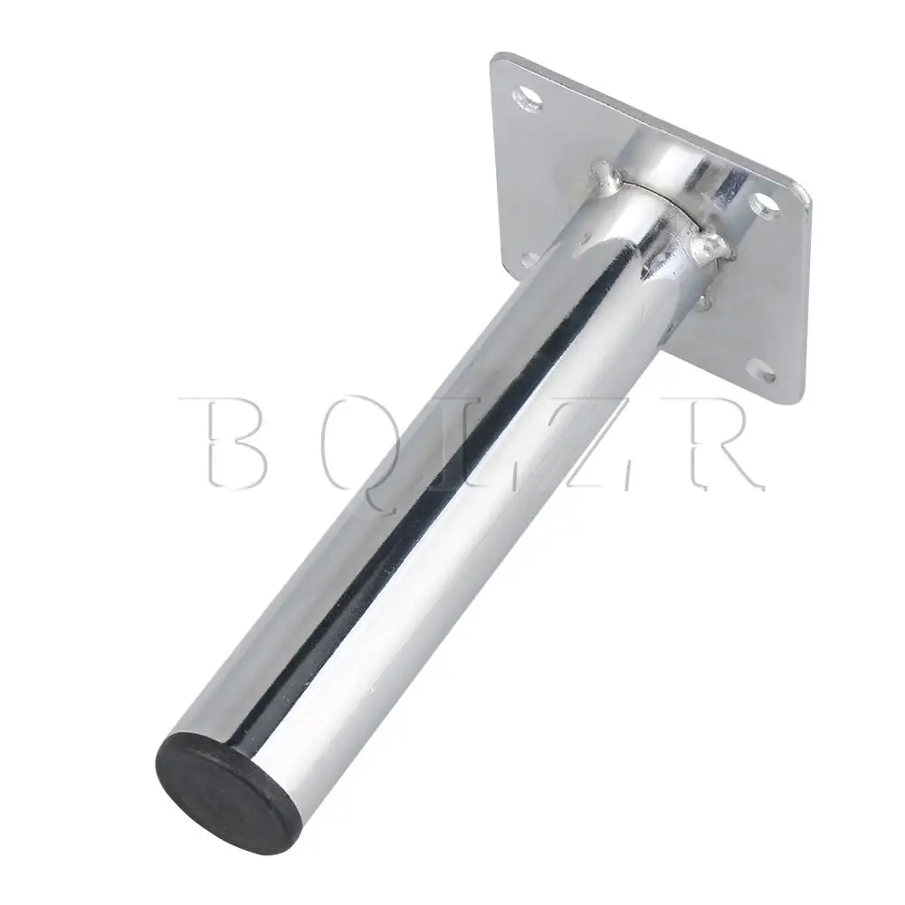 

BQLZR 13cm Stainless Steel Furniture Leg Square Base for Coffee Table Silver