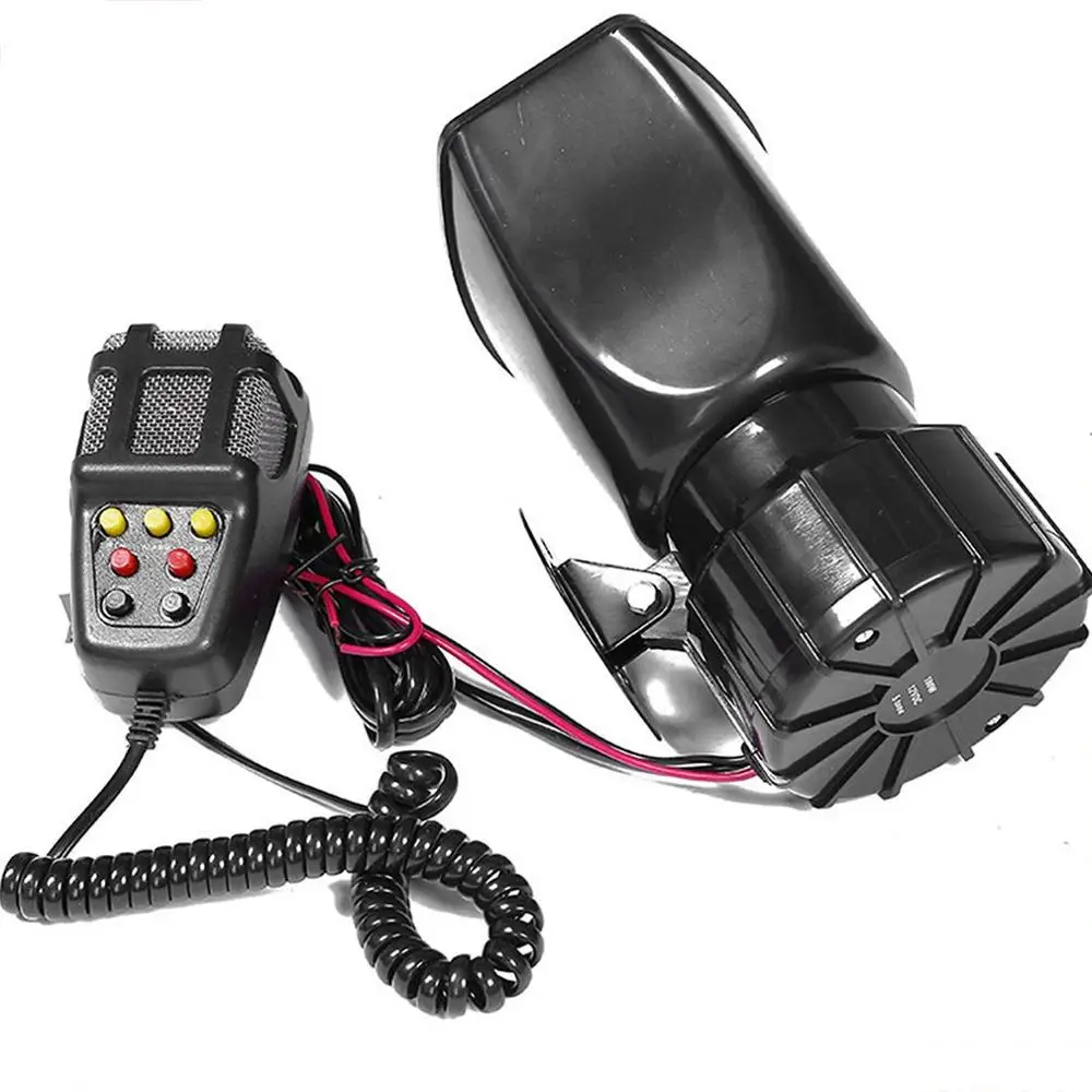 Моторный рог с квадратным горлом 7-Tone/5-Tone 12V 100W кричащий рожок автомобиля семь-Tone сигнал тревоги кричащий динамик