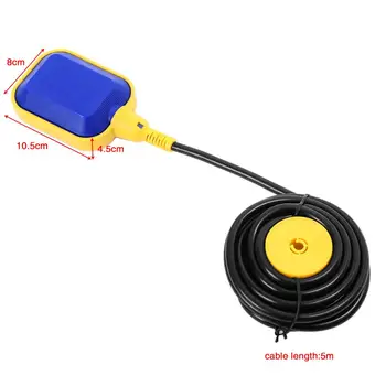 

Line Length 5M Controller Float Switch Liquid Switches Liquid Fluid Water Level Float Switch Controller Polypropylene Material