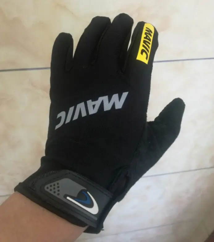Cycling Gloves Mavic горный велосипед высококачественный прочный материал уникальный дизайн удобный велосипед спортивные перчатки полный палец - Цвет: Cycling Gloves