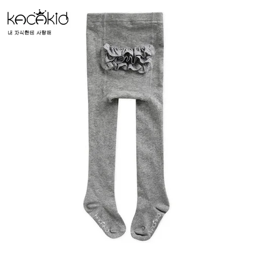 Gray Кружевные детские колготки, хлопковые колготки для девочек, детские хлопковые танцевальные колготки для маленьких девочек, штаны, чулки, детская одежда - Цвет: Gray