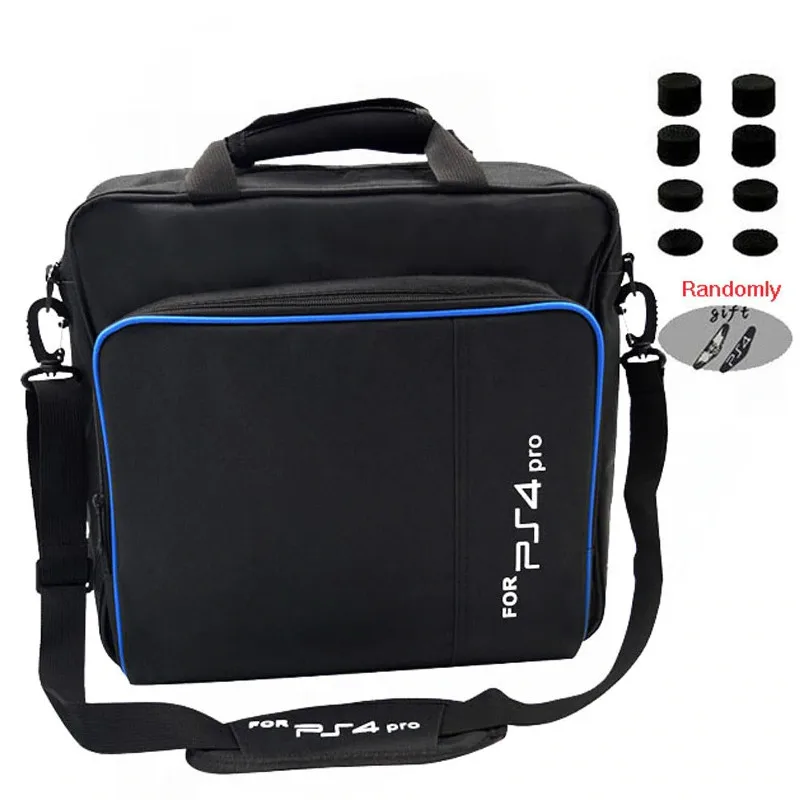 For PS4 Slim Game Sytem Bag Canvas Carry Bag Case Protective Shoulder