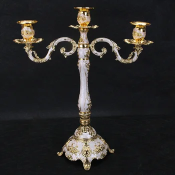 

Simple Candle Holder Candelabra Stick Dinning Table Candlestick Wedding Decor