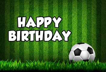 

Photography Backdrops Sports Football Soccer Field boy Birthday Party Custom Backgrounds for Photo Studio