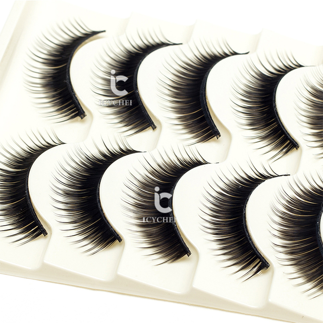 Makeup Thick Long Eye Lashes Handmade Mixed Mink False Eyelashes Dolls Handmade Soft Full Strip Lashes