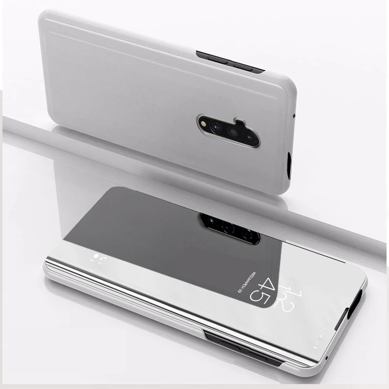 Зеркальный смарт-чехол С Откидывающейся Крышкой для Oneplus 7 T Pro 6 5T роскошный полный защитный чехол для One Plus 7 6T 5T 7 Pro чехол с подставкой для телефона