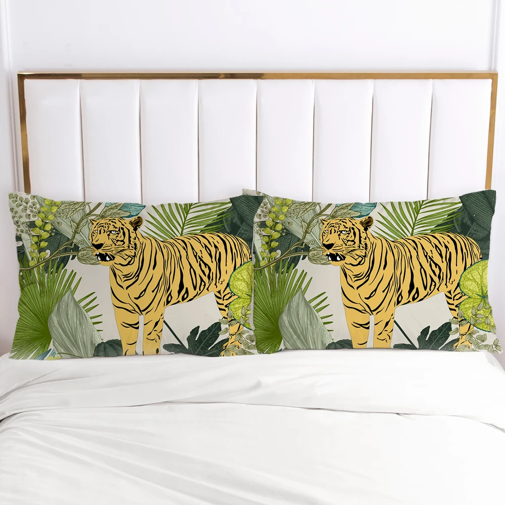 

3D HD 1pc Pillow cover 50x75 50x70 50x80 Pillow case Bedding Pillowcase Pillowcover decorative for home nordic tiger